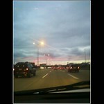 Car Tollway Sunrise