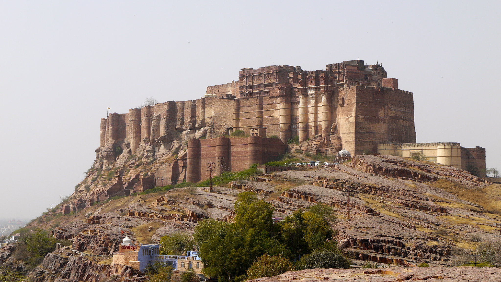 The very impressive Mehrangarh Fort