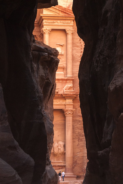 The Treasury or Al Khazneh at Petra