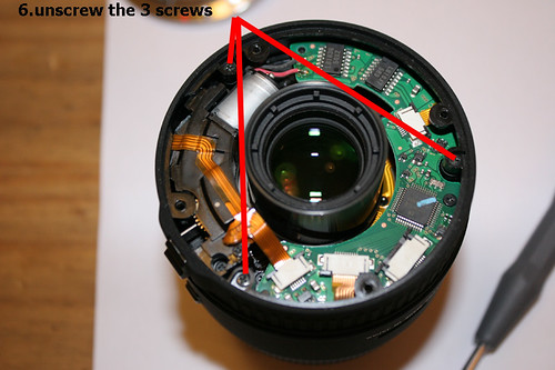 5. loosen the af switch cover | by Pastie Master