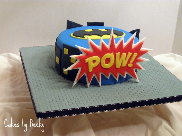 Batman Comic Cake