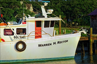 Warren H. Rector at sunset