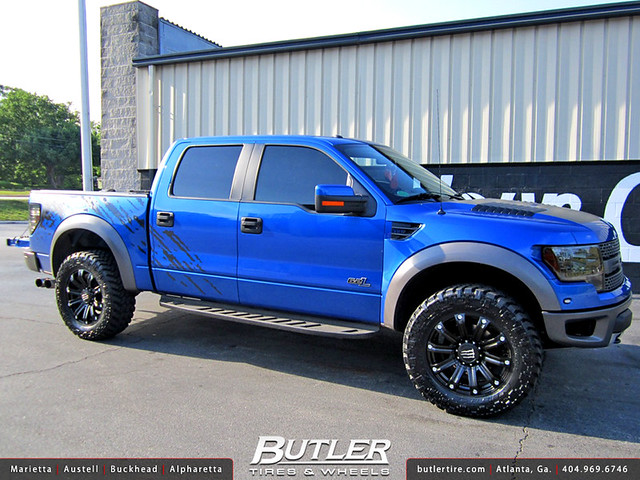 Ford F150 Raptor with 20in Monster Energy Wheels and Nitto Trail ...