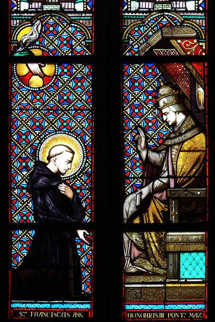 Thu, 04/28/2011 - 14:36 - St Francis and Pope Honorius III. Orleans Cathedral France 28/04/20/11