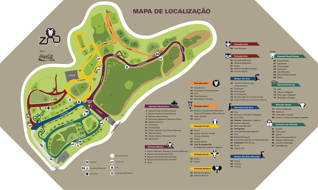 Mapa de Localização - Sinalização - Fundação Parque Zoológ… | Flickr