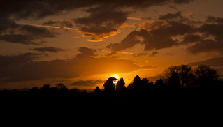 Sunset over Bolam