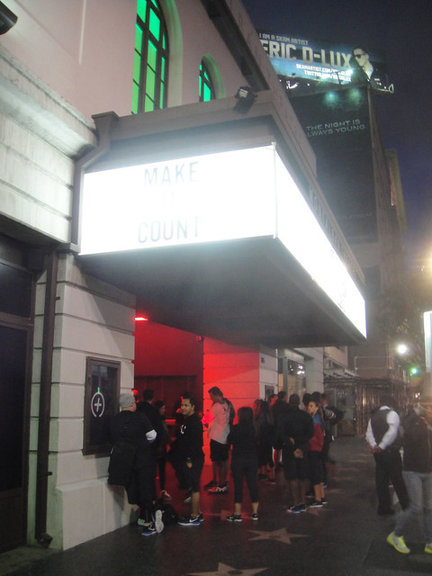 Nike+ Fuelband LA Launch Event - outside the Montalban Theater