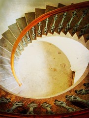 Spiral staircase at Auckland Art Gallery