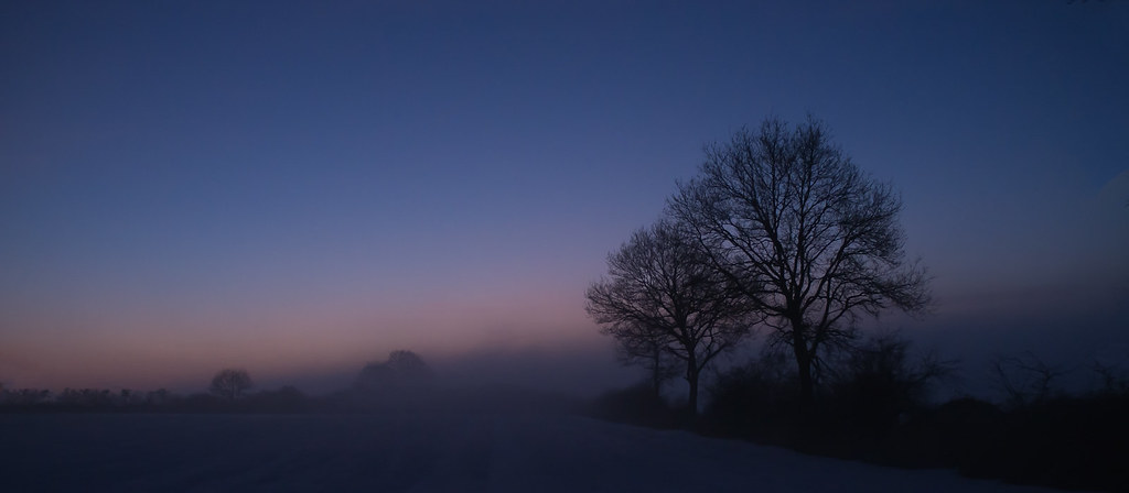 Sonnenuntergang im Nebel - Dithmarschen II