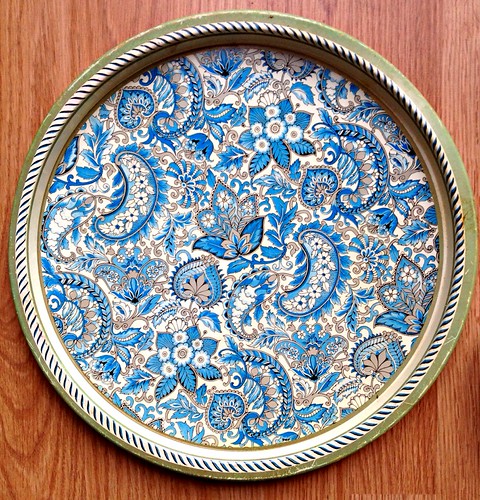 Thrifted: tin tray | by Maker Mama