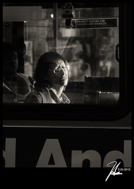 Pasadena Street Photography - Metro Bus Passenger