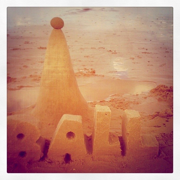 A monument in sand