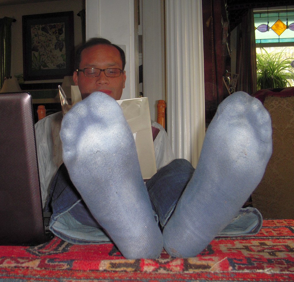 Socked feet - a photo on Flickriver