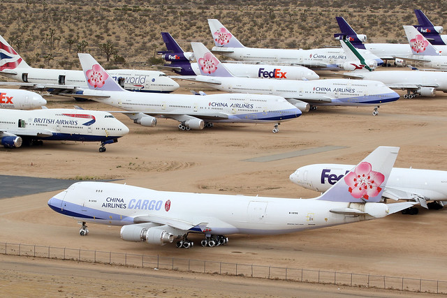 China Airlines in Victorville