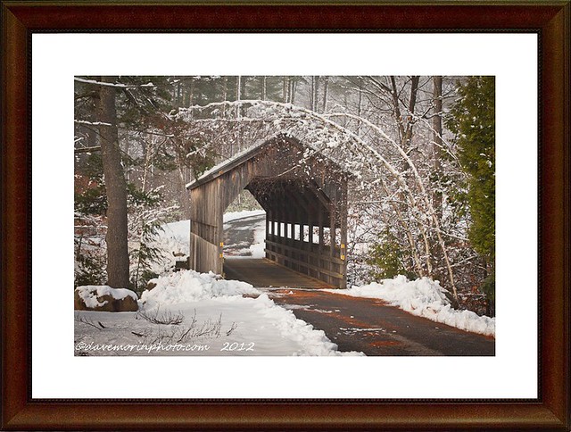Covered Bridge on Christmas Day