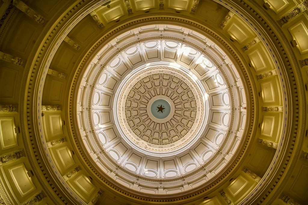 Interior view of the Texas Capitol Dome