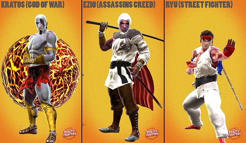 Kratos, Ezio, Ryu | by Juanjo92lg