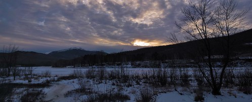 new winter sunset snow berlin river afternoon adams hiking january rail nh hampshire hike mount trail madison gorham androscoggin