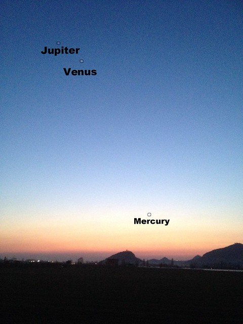 Juppiter, Venus and Mercury