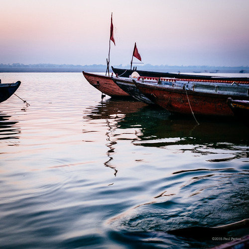 morning urban india water sunrise boat varanasi oar ganga ganges
