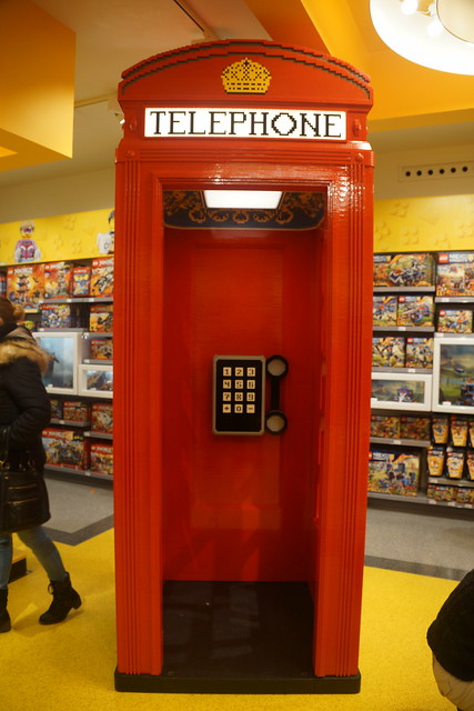 Telephone Box, LEGO Store, 3 Swiss Court, Leicester Square, City of Westminster, London (1)
