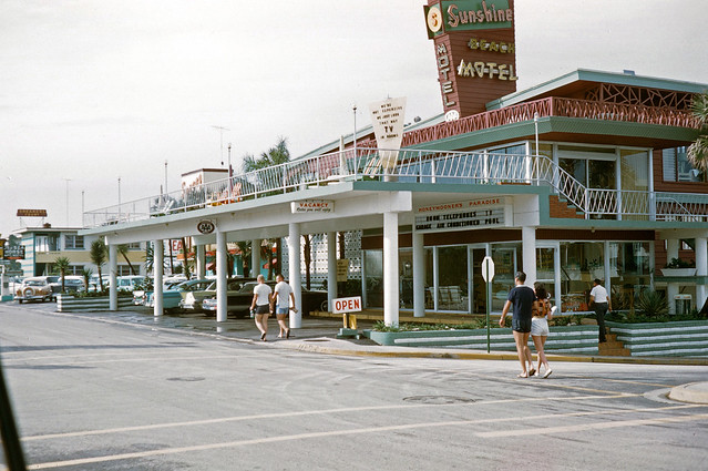 Vintage Found Photo - Sunshine Beach Motel