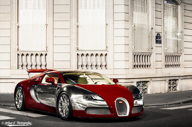 Red and Chrome Veyron
