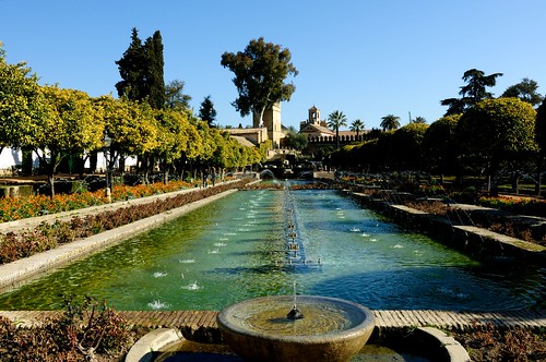 Gardens of The  Royal Alcazar (Palace), Cordoba,Spain