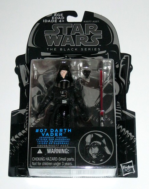 star wars the black series 2015 #07 darth vader dagobah vision the empire strikes back hasbro 3.75 inch action figures mosc a