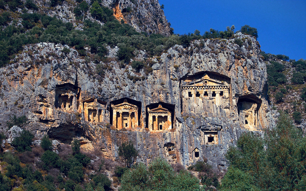 Likya Antik Kaya Mezarları, Antalya, Türkiye (Ancient Lyci… | Flickr