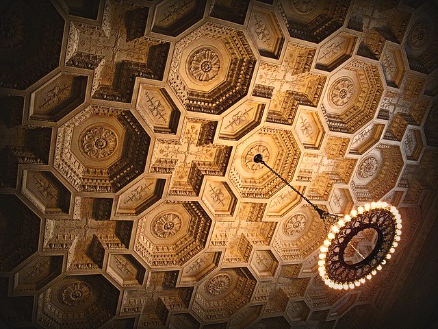 INTERIOR ENTRANCE CEILING AT THE FREER GALLERY