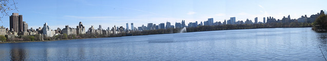Panorama of the Reservoir in Central Park