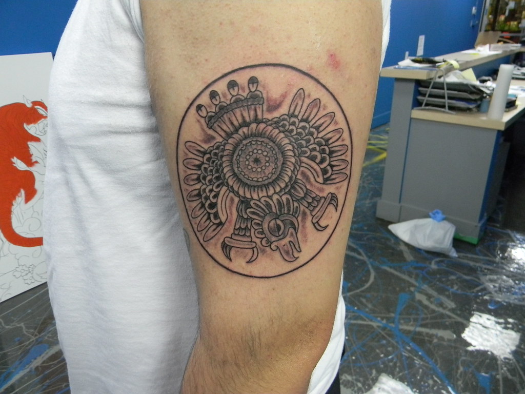 Buy Eye in Aztec Shield Design Best Temporary Tattoos Online in India  Etsy