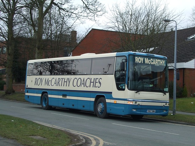 YN57 BWA McCarthy & Lomas {McCarthy's Coaches}; Macclesfield (CH)
