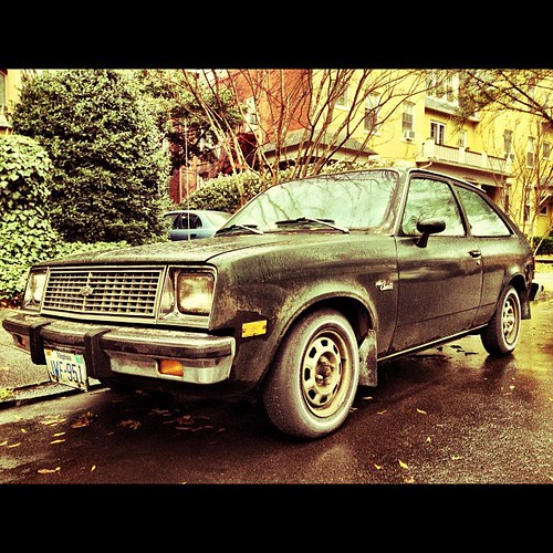 1970's flashback #instahub #instagramhub #ig #igers #iphone #igdaily #ignation #iphone4s #instagram #instadaily #iphoneonly #iphoneology #iphoneography #car #automobile #chevette #chevrolet | by Rokk Revolution