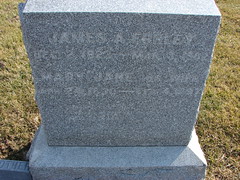James and Mary Jane Furley inscription