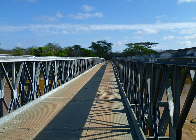 Bridge across "The Tana River", Kenya