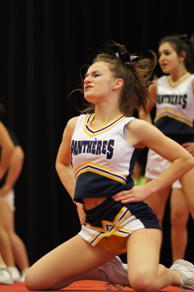 Cheerleaders Panthères College Regina Assumpta Extreme Cheerfest 2012