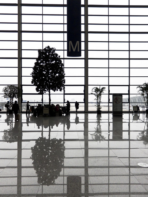 Shanghai Pudong Airport Reflection
