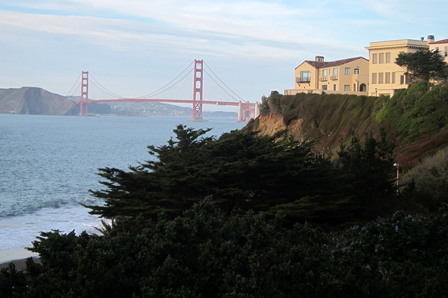 San Francisco: View of Golden Gate from Seacliff