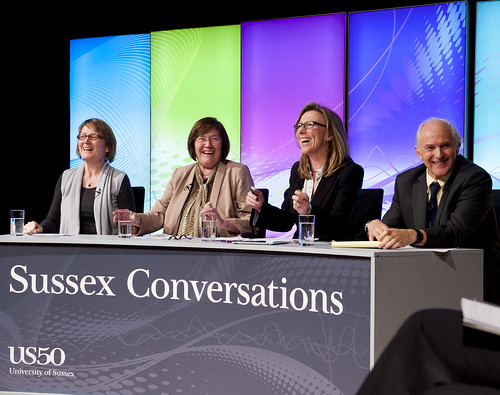 The panel at the Sussex Conversations event