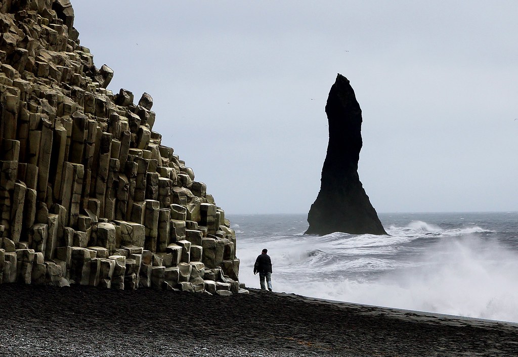 Black Beach, Vík í Mýrdal, Iceland.