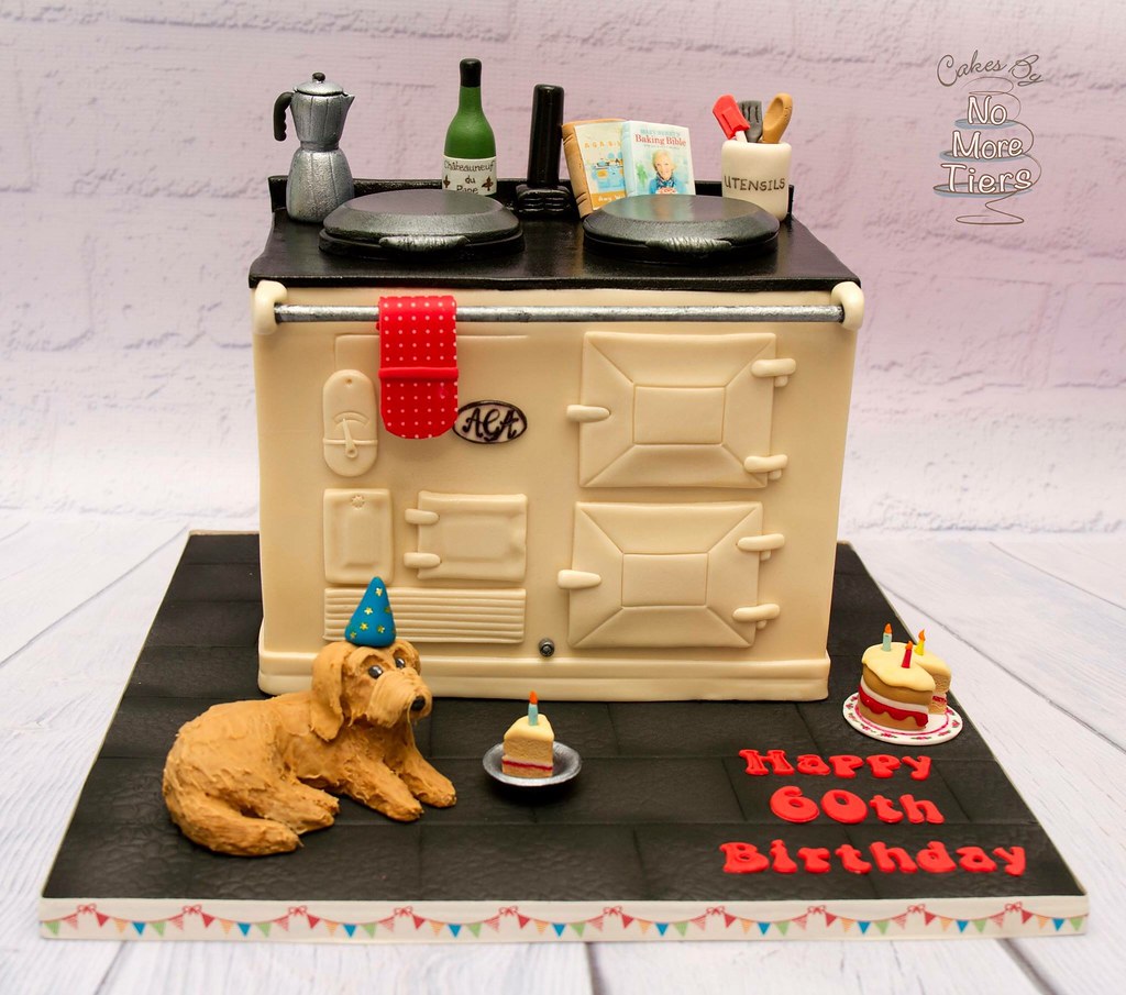 Aga oven birthday cake