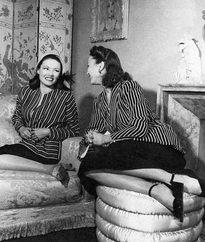 Gene Tierney | Gene Tierney and her stand-in for the 1944 mo… | Flickr