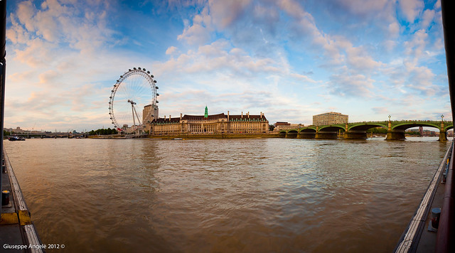London River in Westminster (London - UK)
