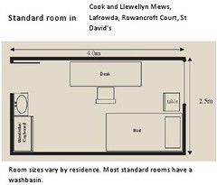 non-UPP standard room floorplan