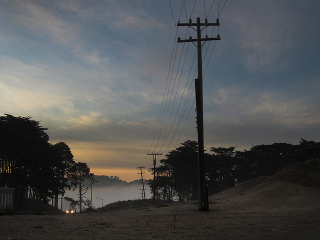 morning fog POV Presidio, San Francisco (2011)