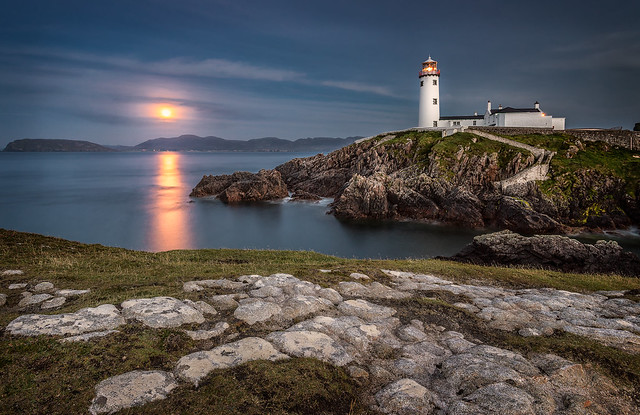 Moonrise over Fanad Head 500px
