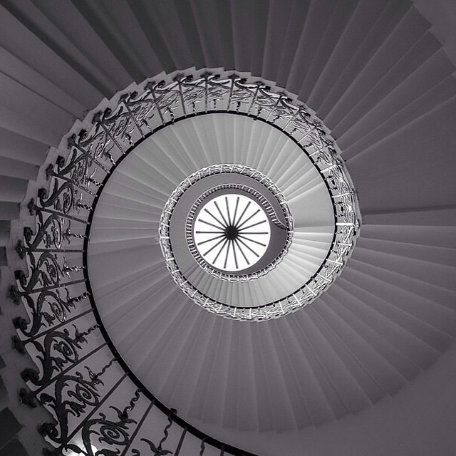 Spiral Staircase #Greenwich #London #Olympus #OMGOMD...