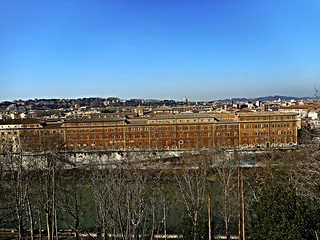 Apostolic hospice of Saint Michael at Ripa Grande near Tiber river in Rome (1693-1797)